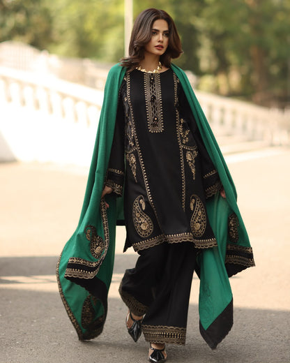 CHARIZMA DHANAK EMBROIDERED 3PCS