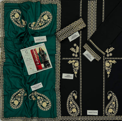 CHARIZMA DHANAK EMBROIDERED 3PCS