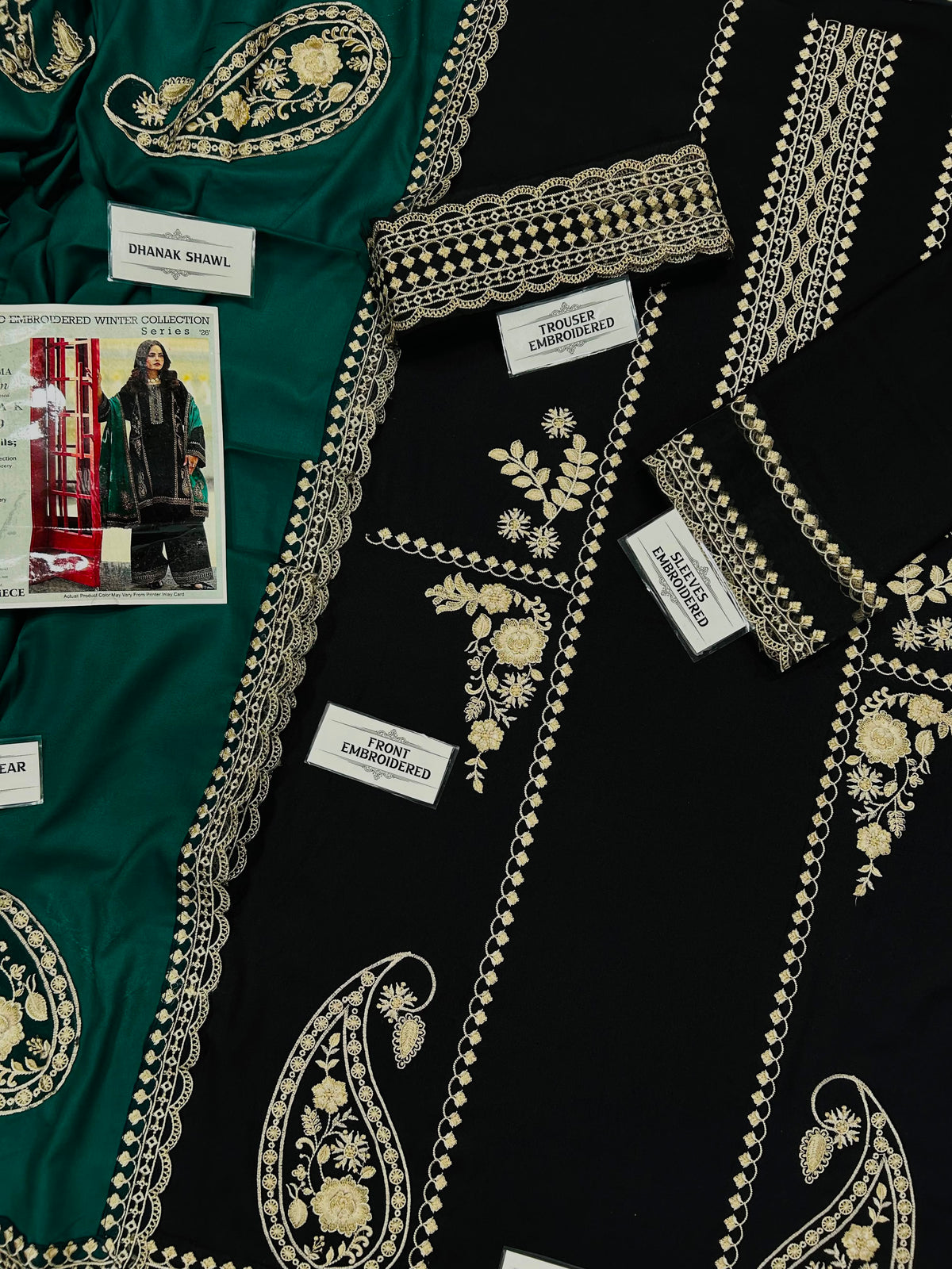 CHARIZMA DHANAK EMBROIDERED 3PCS