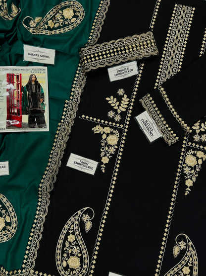 CHARIZMA DHANAK EMBROIDERED 3PCS