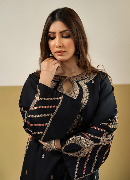 URGEPRET  DHANAK  EMBROIDERED 3 PCS