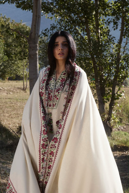 Zaha Brand DHANAK  EMBROIDERED 3 PCS
