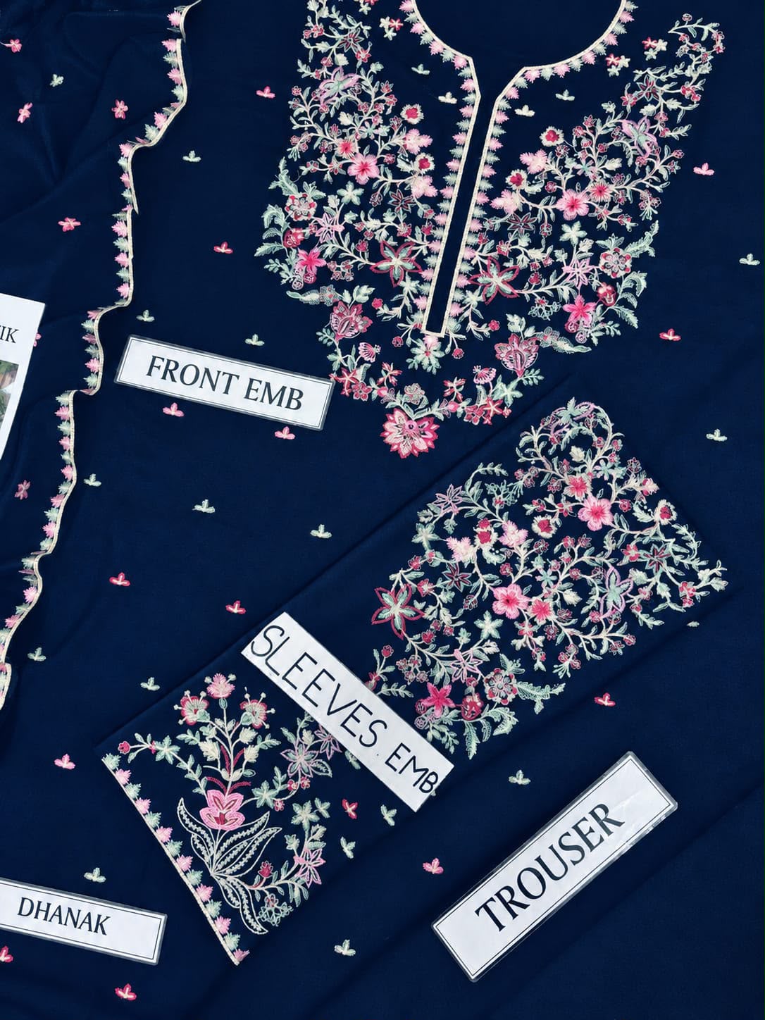 BATIKDHANAK EMBROIDERED 3PCS