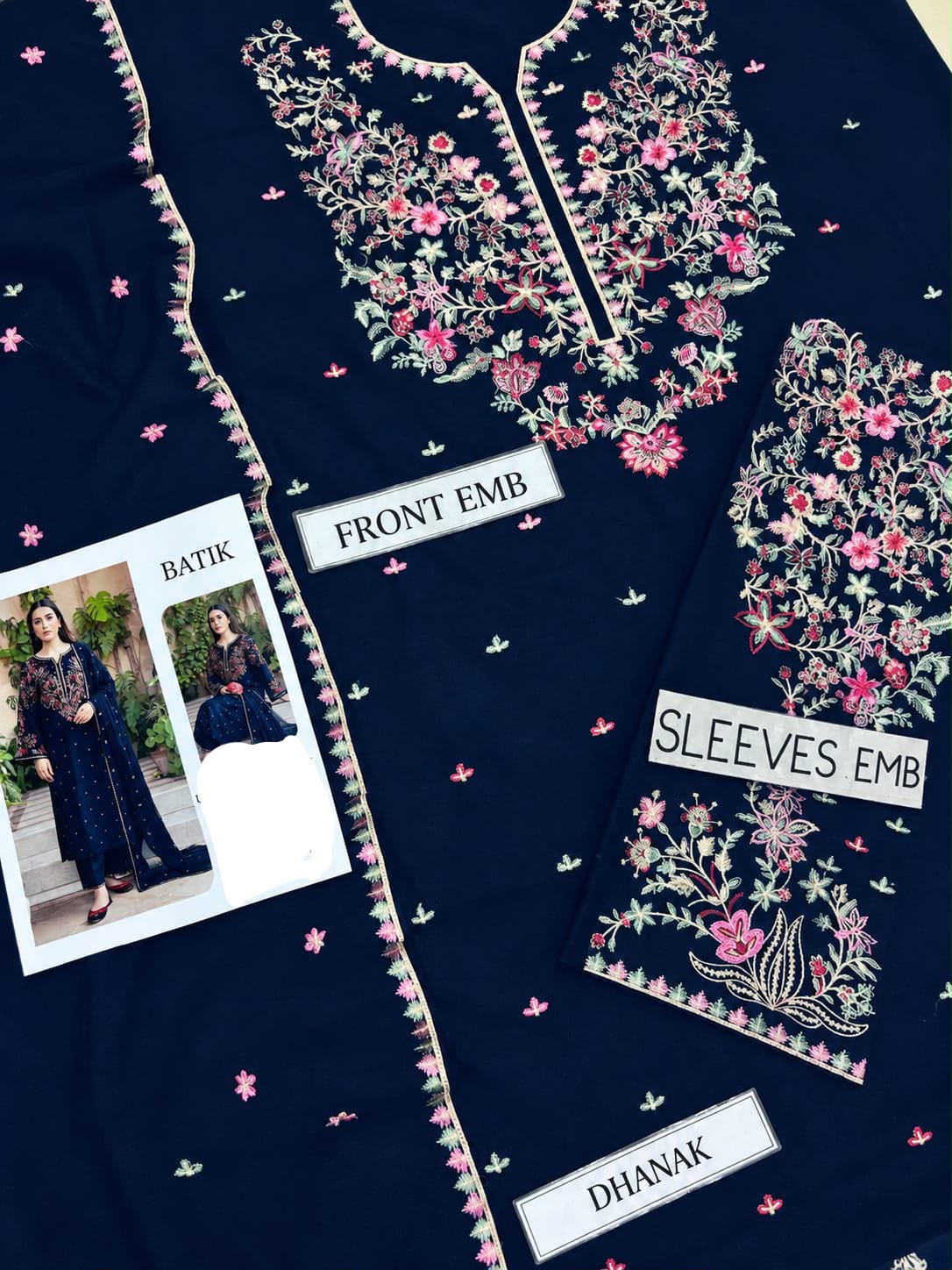 BATIKDHANAK EMBROIDERED 3PCS