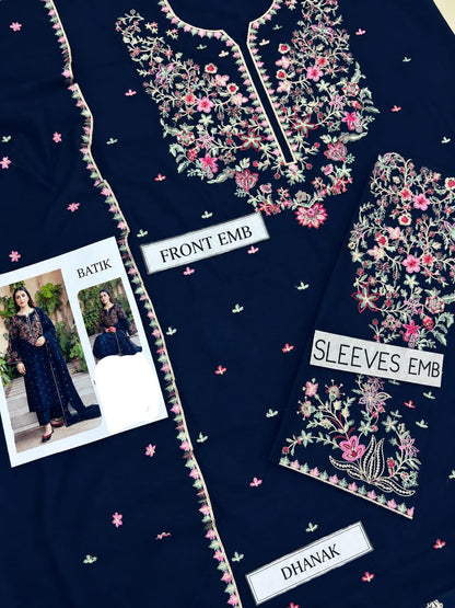 BATIKDHANAK EMBROIDERED 3PCS