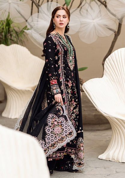 QALAMKAR DHANAK  EMBROIDERED 3PCS