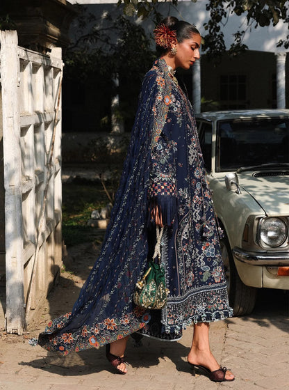 HUSSAIN REHAR  DHANAK  EMBROIDERED 3 PCS