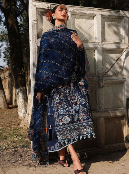 HUSSAIN REHAR  DHANAK  EMBROIDERED 3 PCS