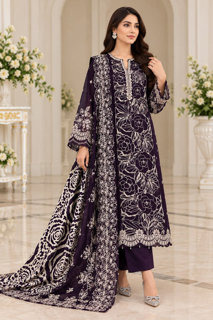 MARIA.B DHANAK  EMBROIDERED 3 PCS