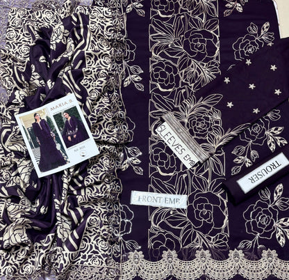 MARIA.B DHANAK  EMBROIDERED 3 PCS
