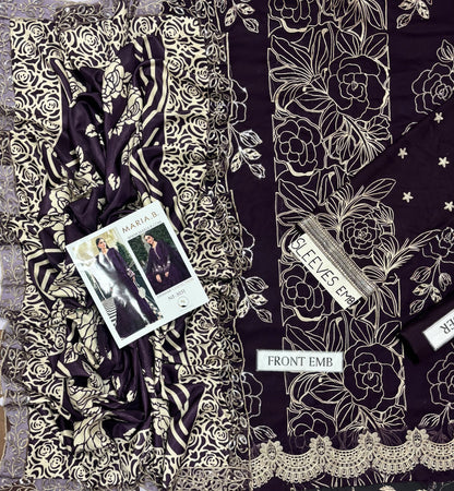 MARIA.B DHANAK  EMBROIDERED 3 PCS