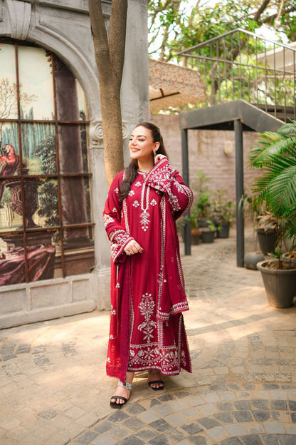 ANEELAS DHANAK EMBROIDERED 3 PCS