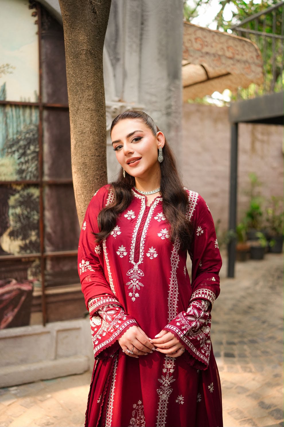 ANEELAS DHANAK EMBROIDERED 3 PCS