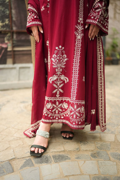 ANEELAS DHANAK EMBROIDERED 3 PCS