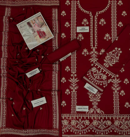 ANEELAS DHANAK EMBROIDERED 3 PCS