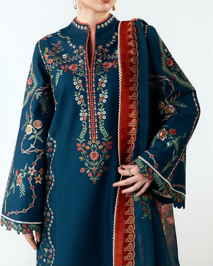 HUSSAIN REHAR DHANAK EMBROIDERED3 PCS
