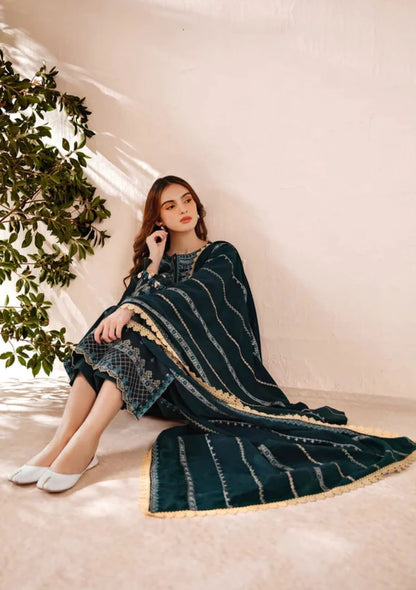 FLORENT DHANAK 3-PIECE EMBROIDERED
