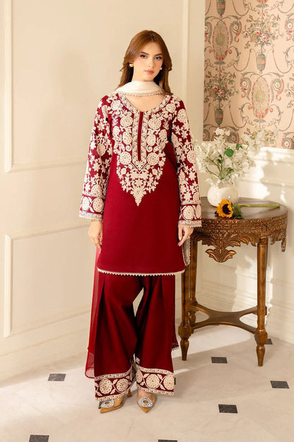 JAZMINE DHNAK EMBORIDERED 3PCS