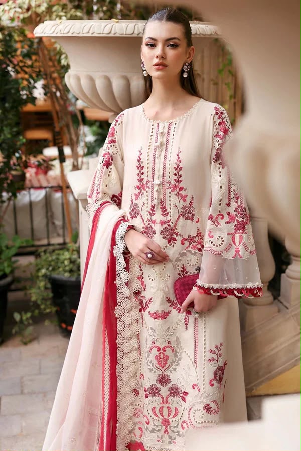 MARIA.B DHNAK EMBORIDERED 3PCS