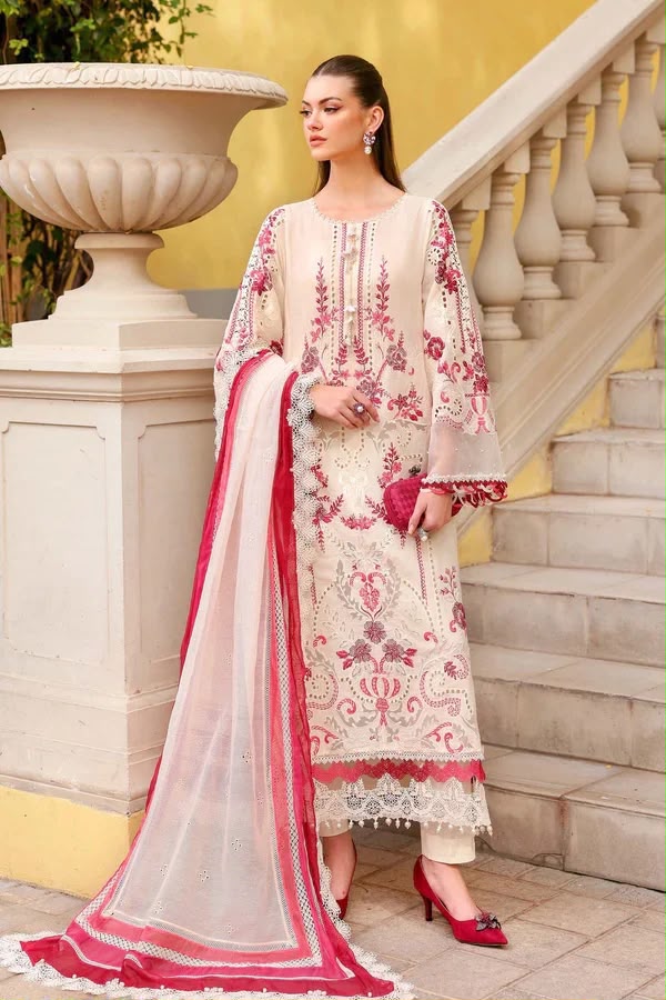 MARIA.B DHNAK EMBORIDERED 3PCS