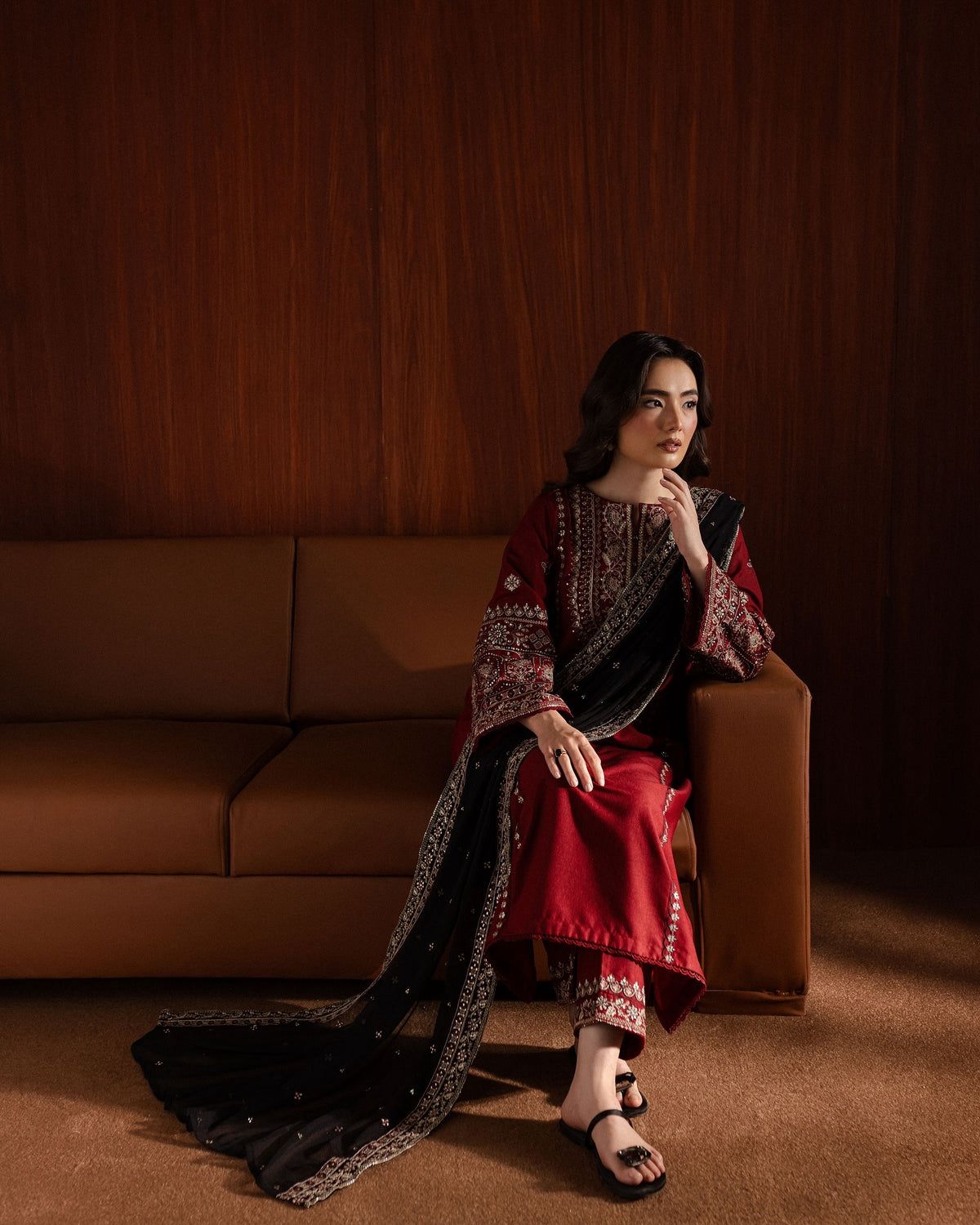 BATIK DHANAK EMBROIDERED 3 PCS