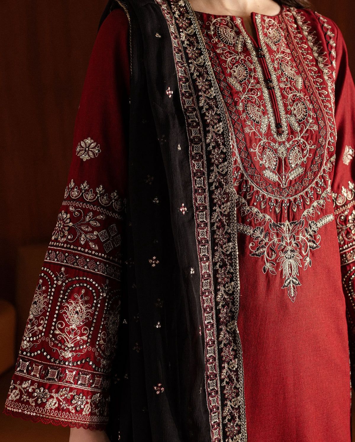 BATIK DHANAK EMBROIDERED 3 PCS