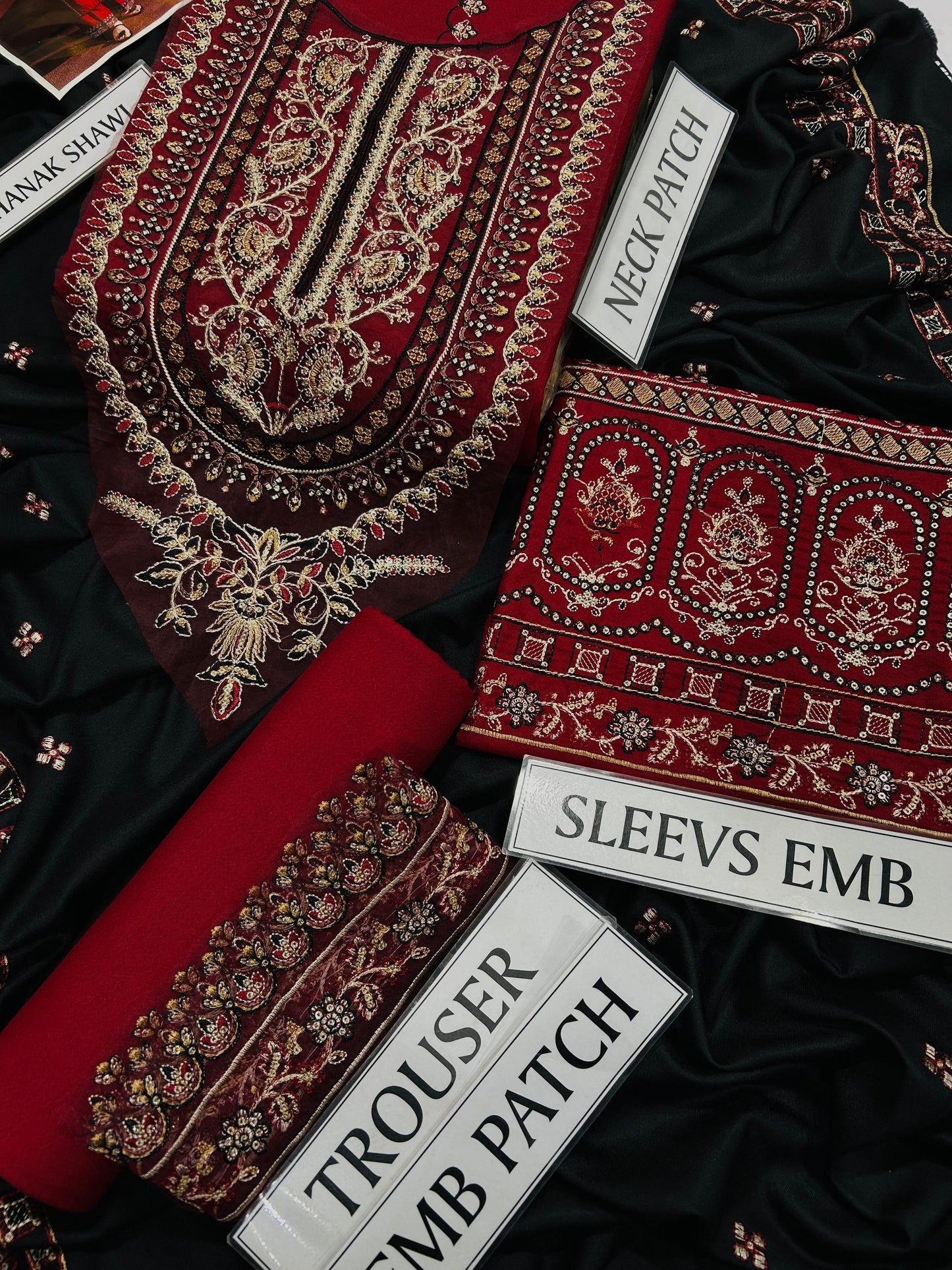 BATIK DHANAK EMBROIDERED 3 PCS