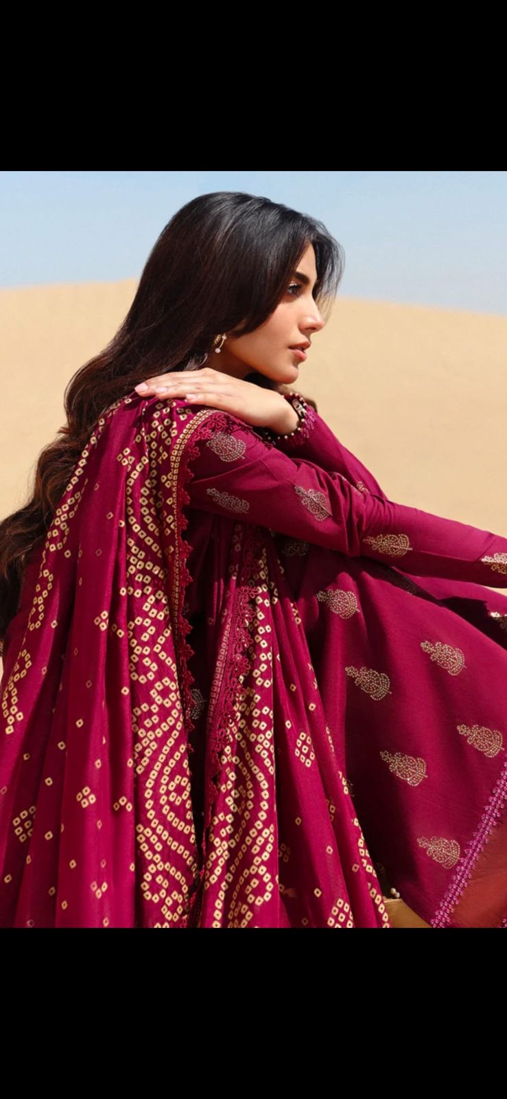 Cross Stich Dhanak Embroidered 3 PCS