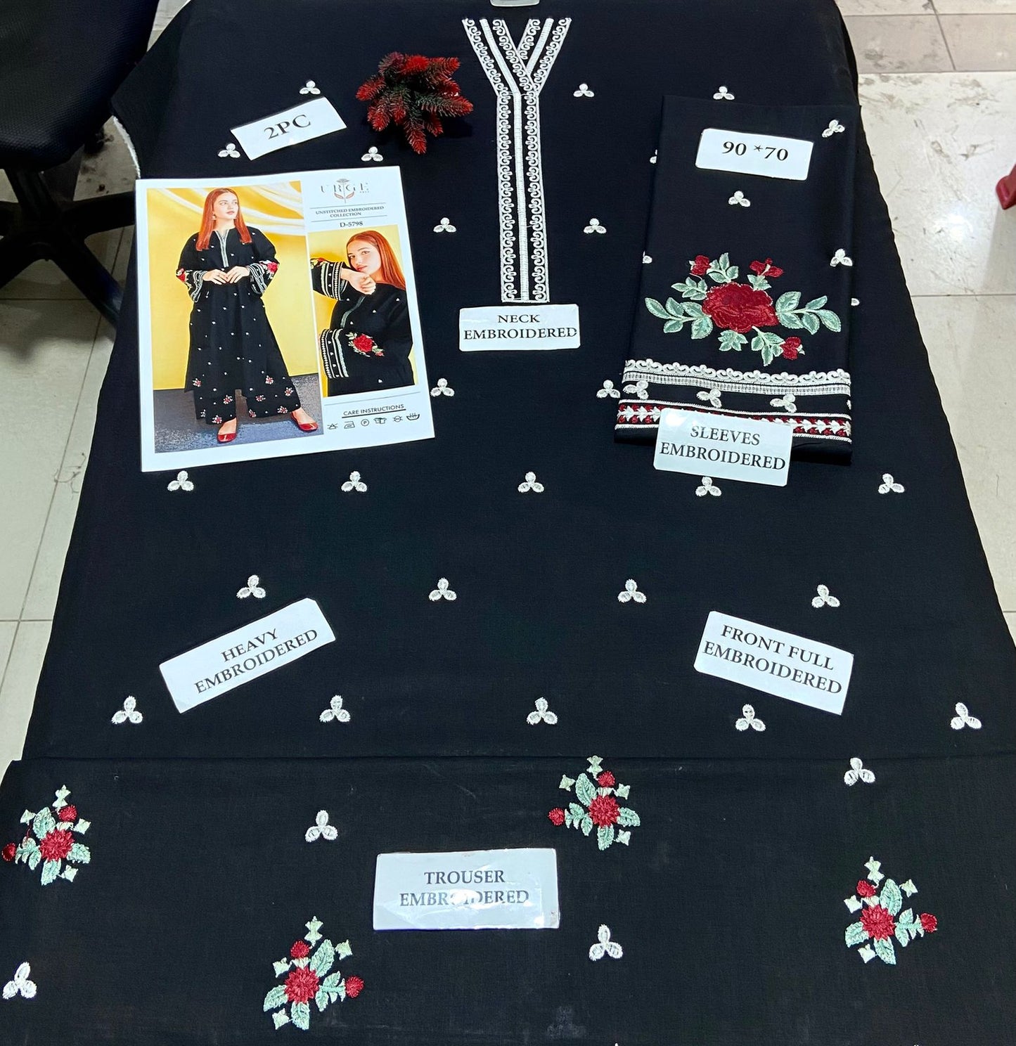 URGE Lawn Embroidered 2 pcs