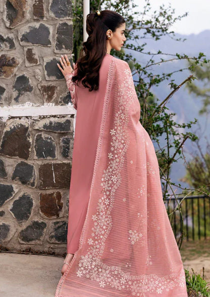 QALAMKAR Lawn Embroidered 3 pcs