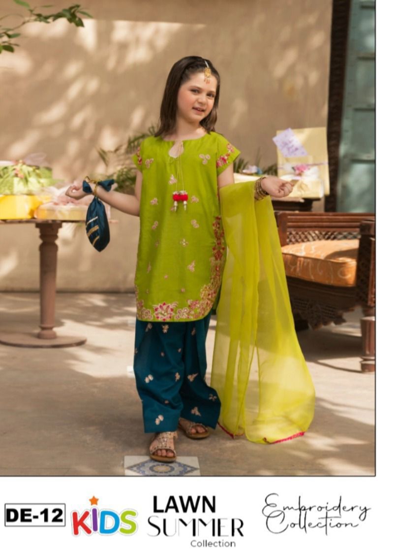 MARIA B KIDS LAWN EMBROIDERED
