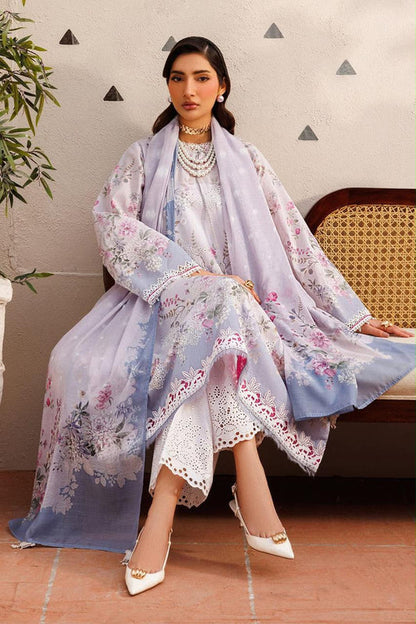 MAHROSH Bin Saeed Printed Lawn 3 Piece Suit – BSL-008