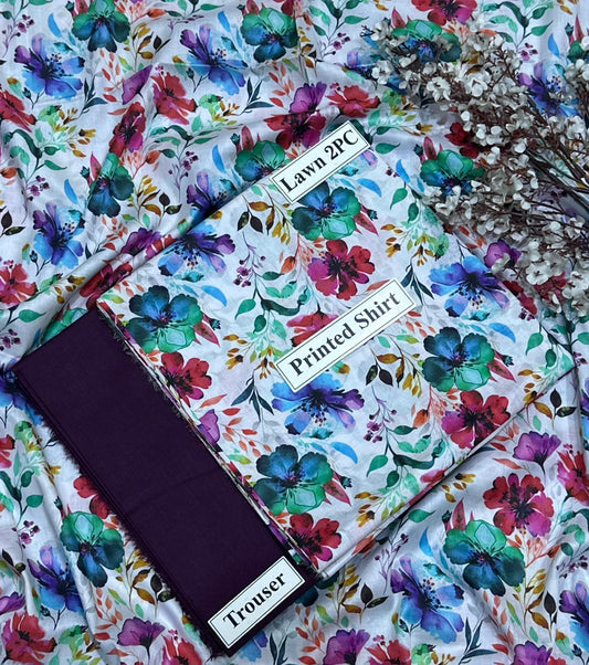 Bonanza Printed Lawn 2 Pcs 505