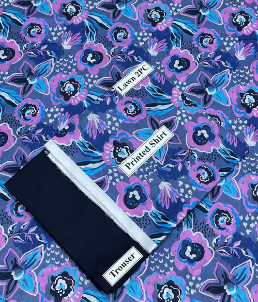 Bonanza Printed Lawn 2 Pcs 521