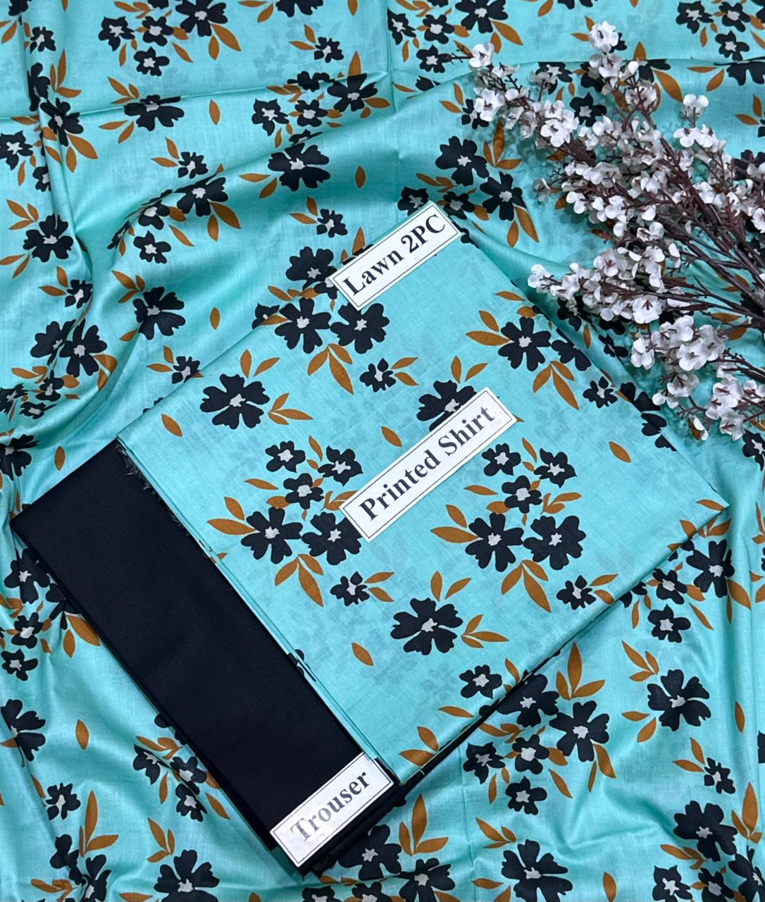 Bonanza Printed Lawn 2 Pcs 522