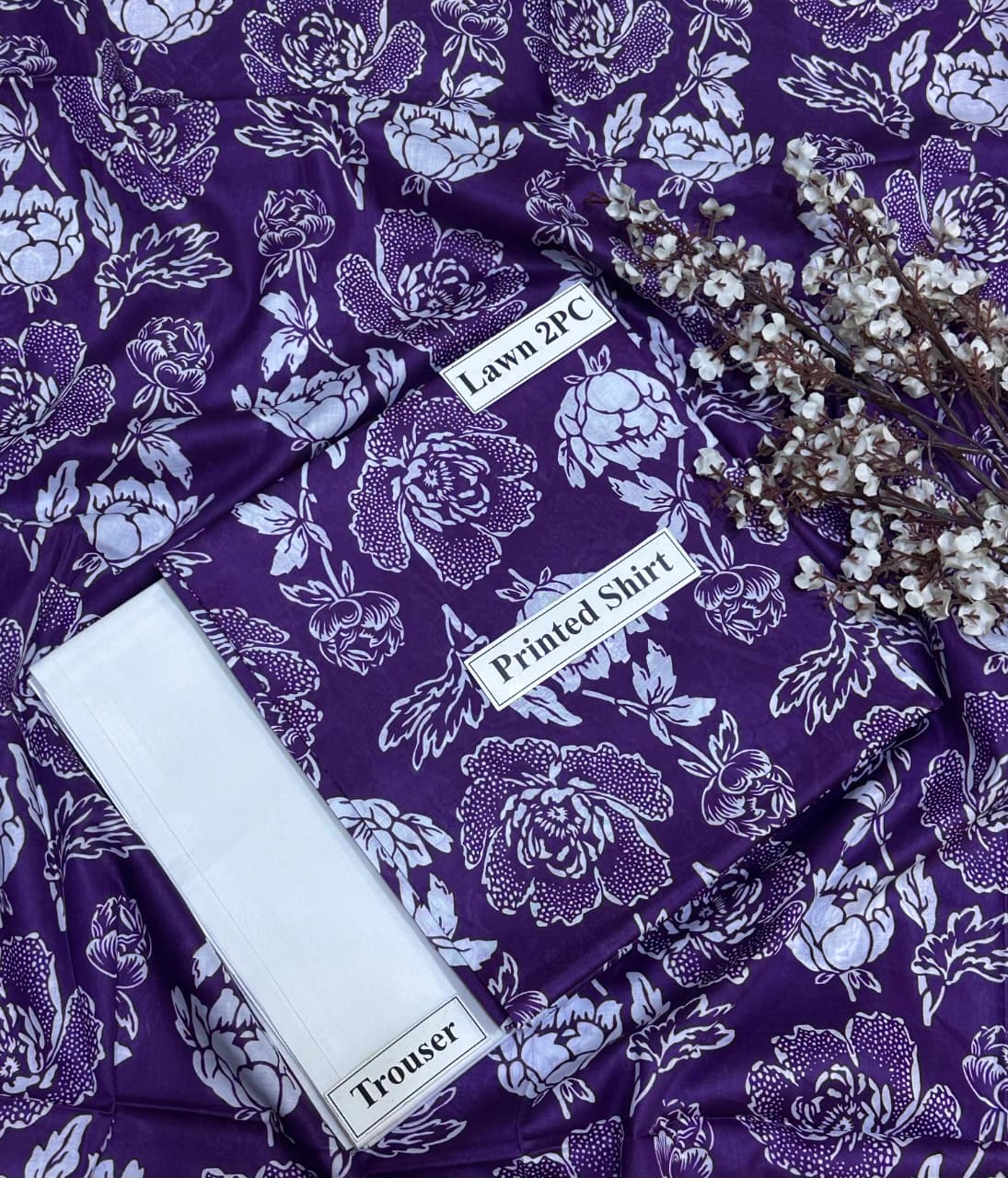 Bonanza Printed Lawn 2 Pcs 523