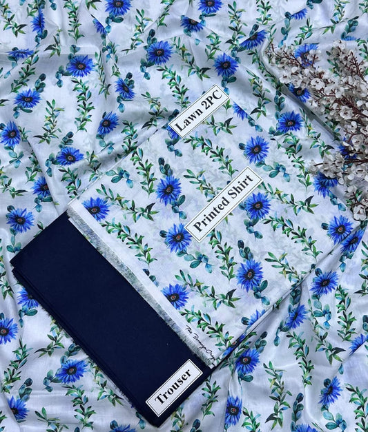 Bonanza Printed Lawn 2 Pcs 528
