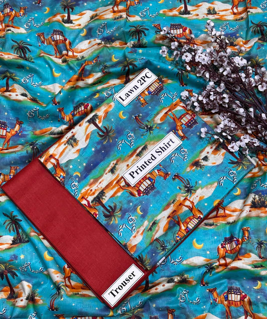 Bonanza Printed Lawn 2 Pcs 518