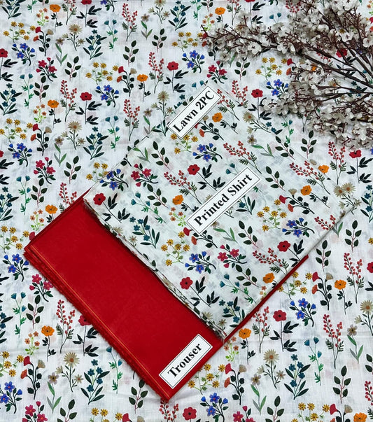 Bonanza Printed Lawn 2 Pcs 504