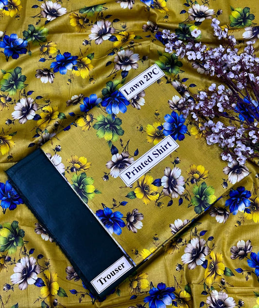 Bonanza Printed Lawn 2 Pcs 524
