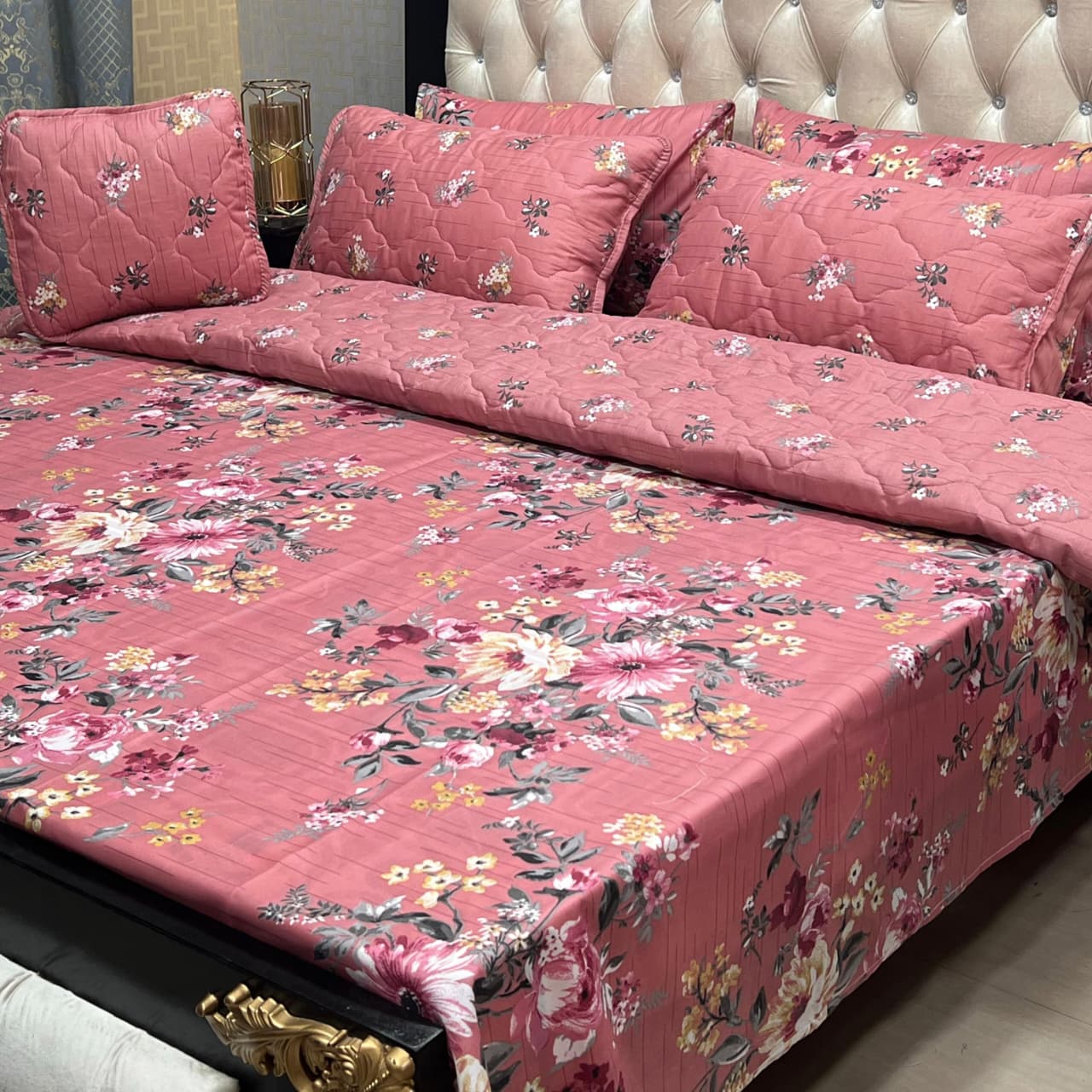 MAHROSH 7Pc Printed Comforter Set - Design 24