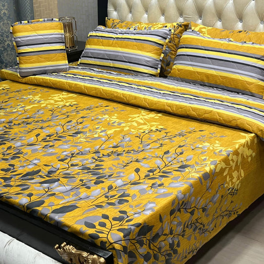 MAHROSH 7Pc Printed Comforter Set - Design 21