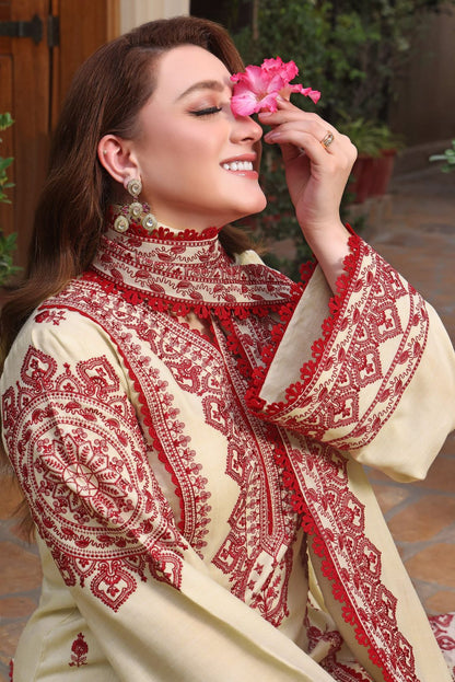 Aneelas Dhanak 3 PCS Embroidered