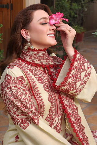 Aneelas Dhanak 3 PCS Embroidered
