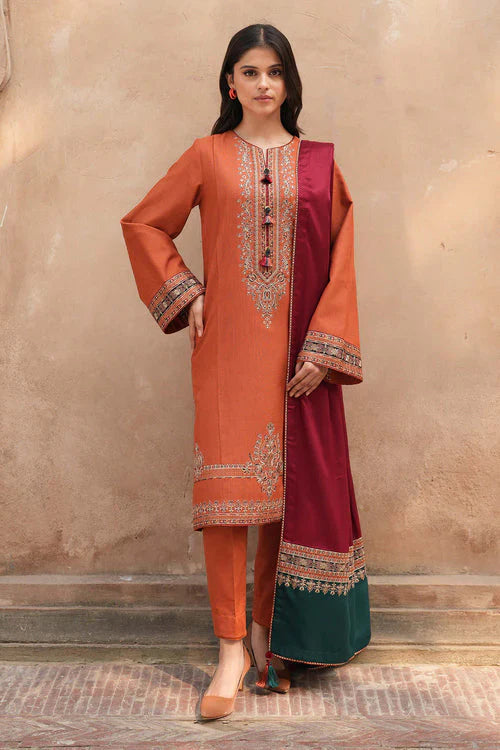 Jazmin Dhanak Embroidered 3 PCS