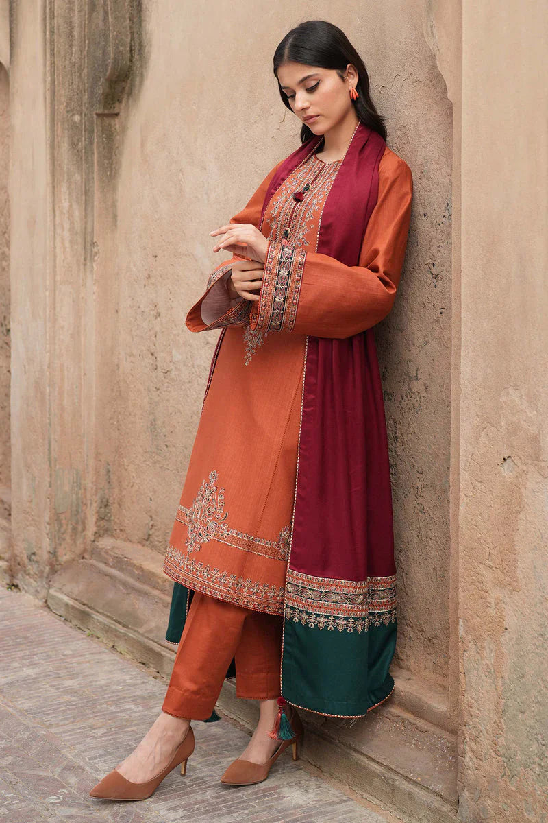 Jazmin Dhanak Embroidered 3 PCS