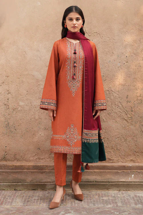 Jazmin Dhanak Embroidered 3 PCS