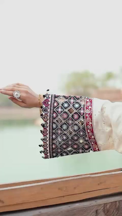 JAZMIN LAWN EMBROIDERED 3 PCS