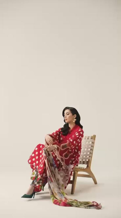 Noor By Saadia Lawn Embroidered 3 pcs