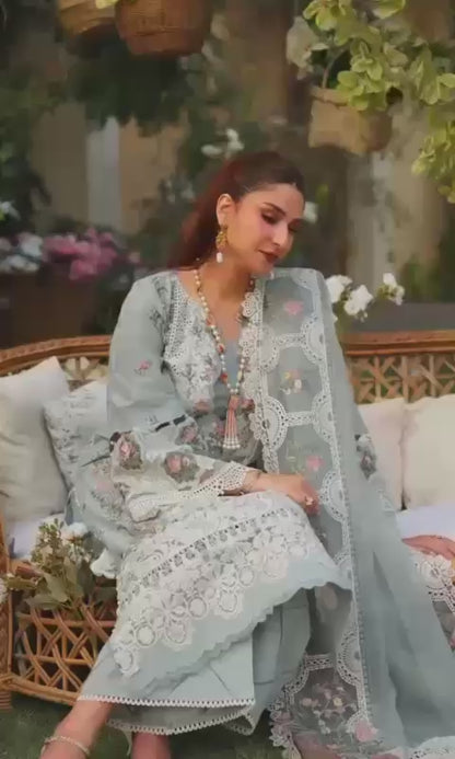 Elaf Lawn Embroidered 3 pcs